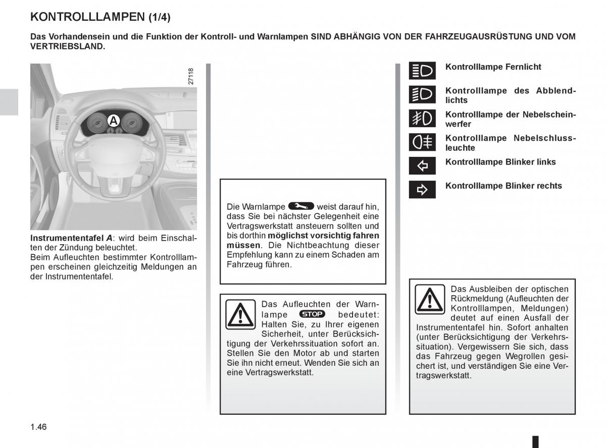 Renault Laguna III 3 Handbuch / page 52