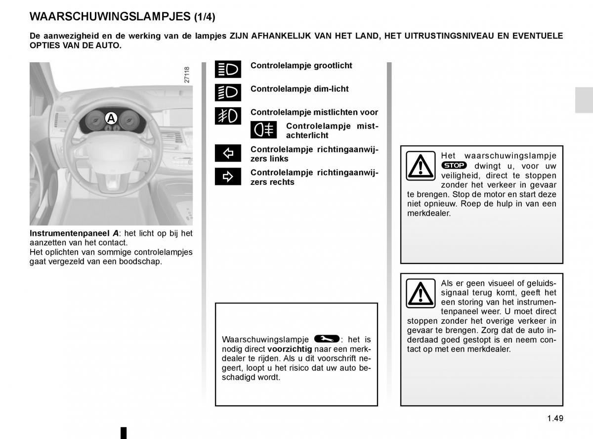 Renault Laguna III 3 handleiding / page 55