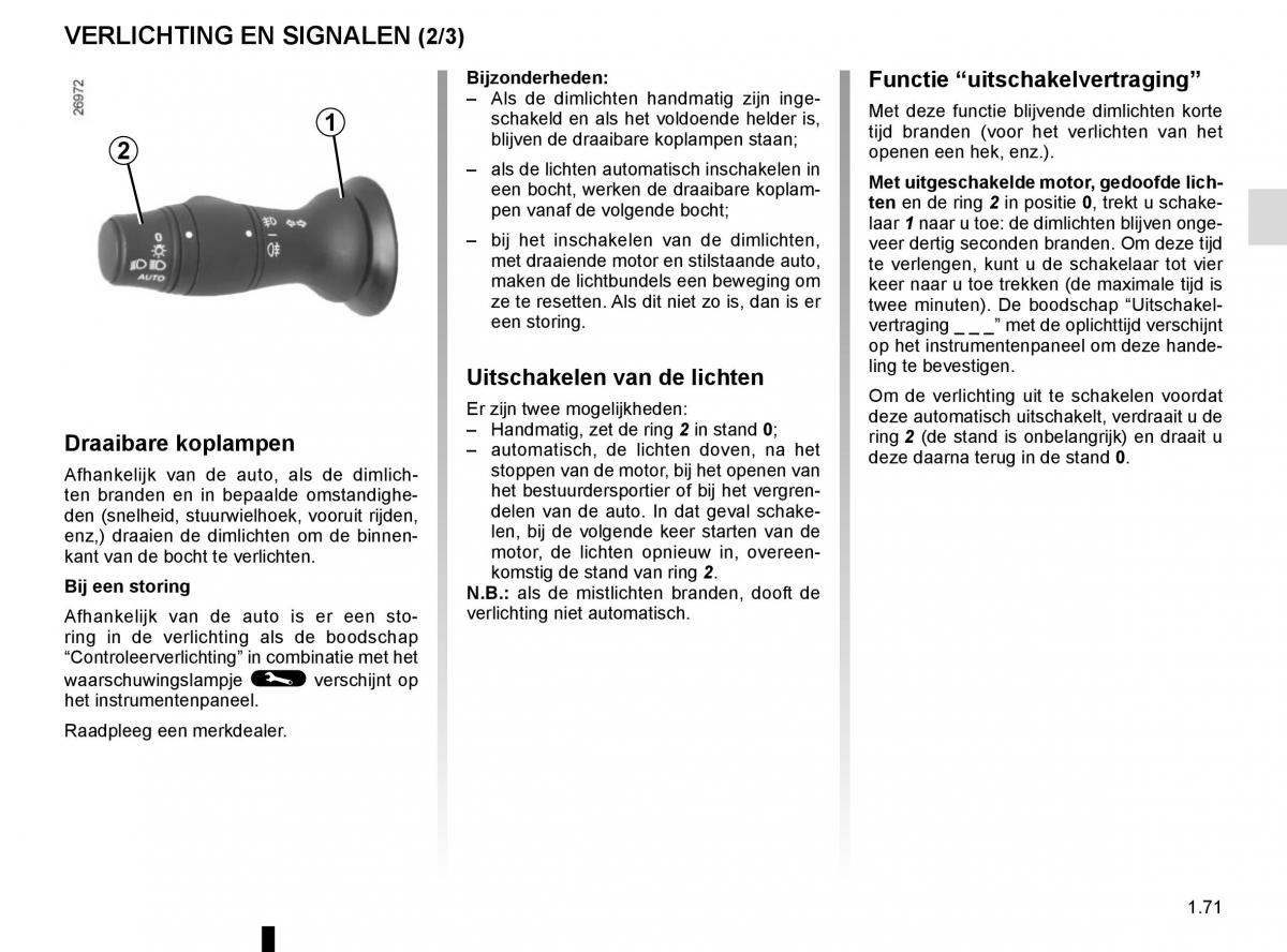 Renault Laguna III 3 handleiding / page 77