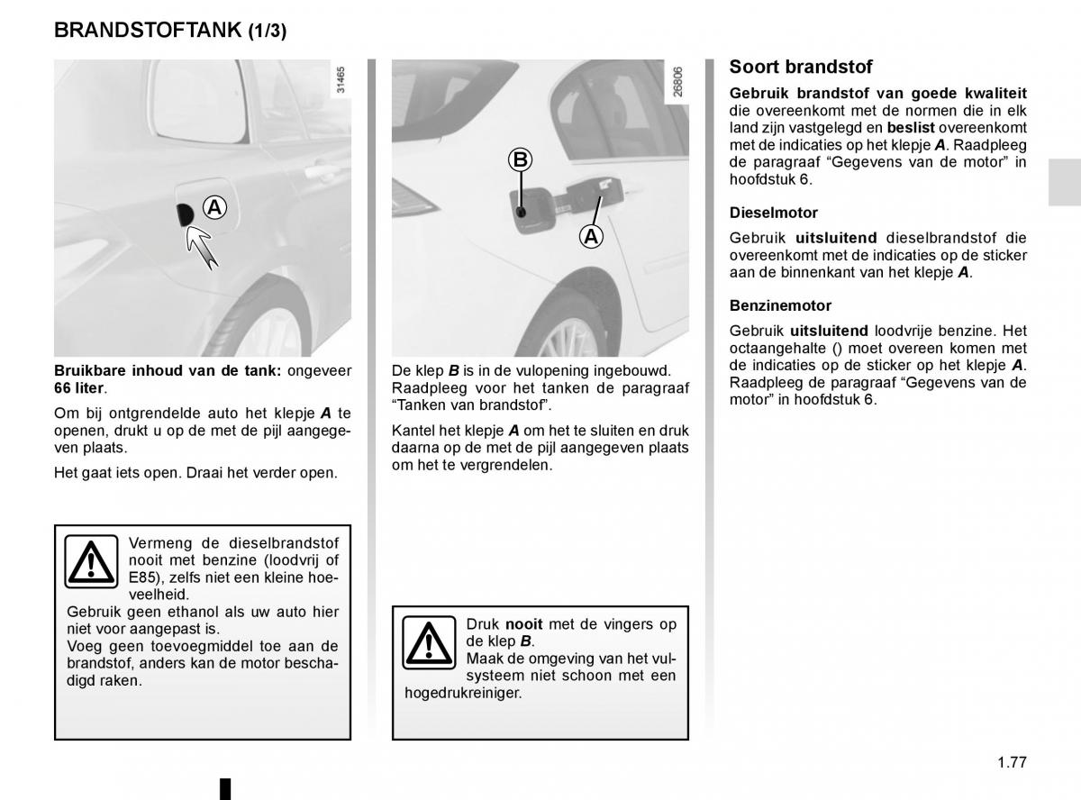 Renault Laguna III 3 handleiding / page 83