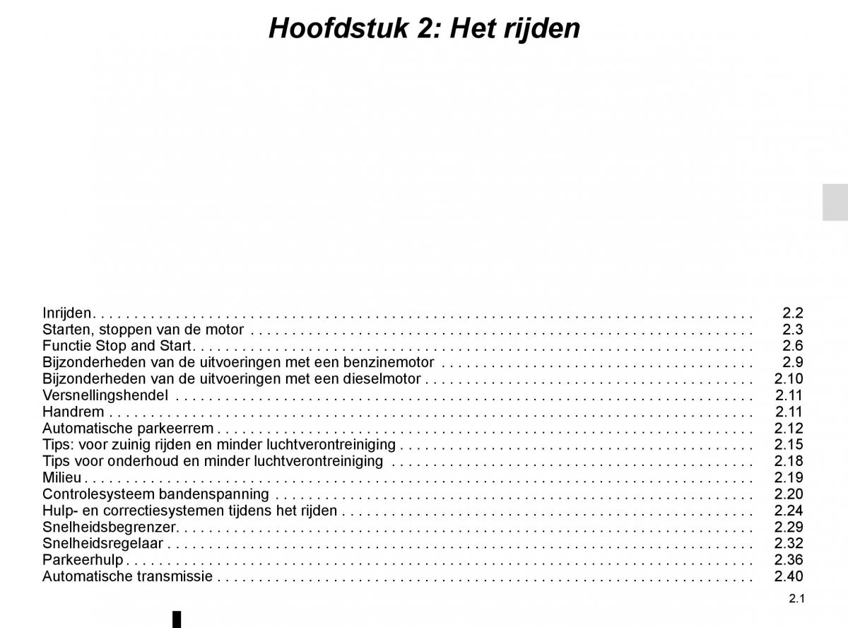 Renault Laguna III 3 handleiding / page 87