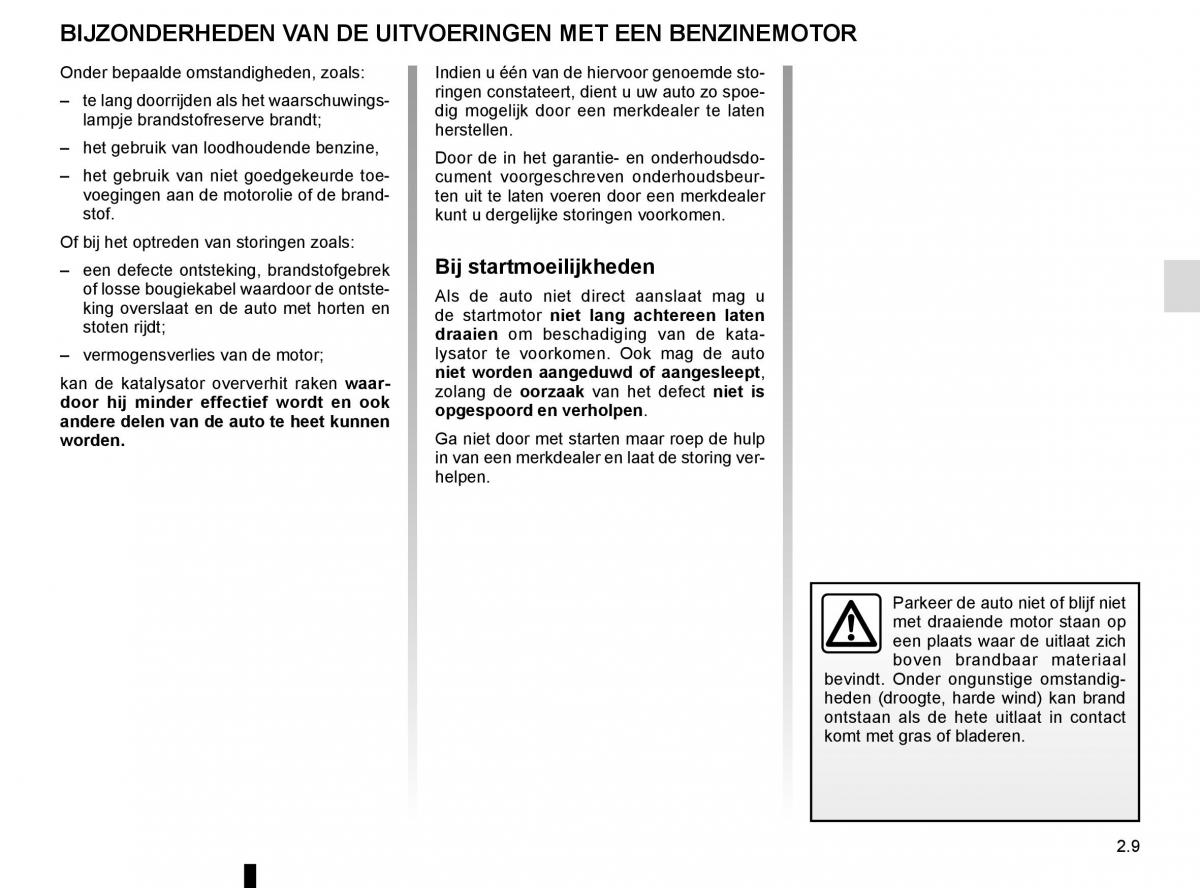 Renault Laguna III 3 handleiding / page 95