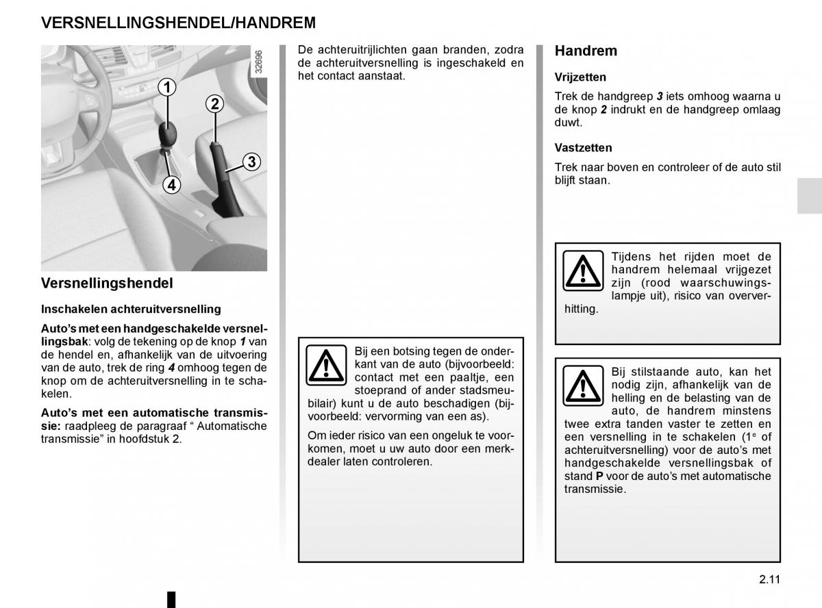 Renault Laguna III 3 handleiding / page 97