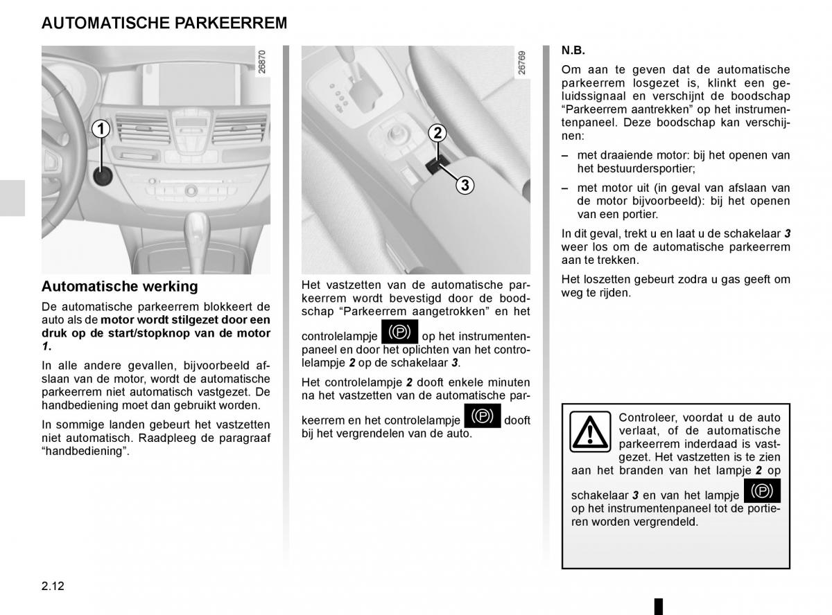 Renault Laguna III 3 handleiding / page 98