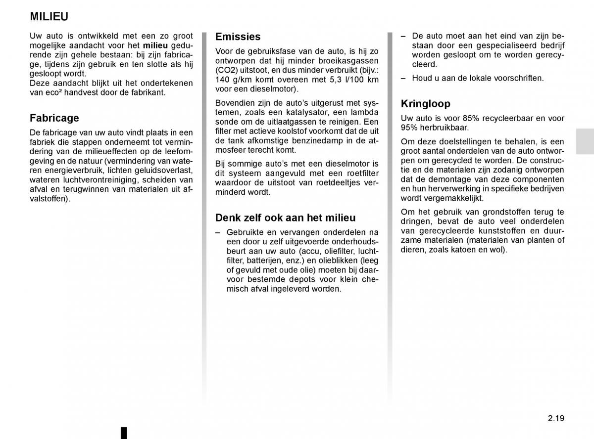 Renault Laguna III 3 handleiding / page 105