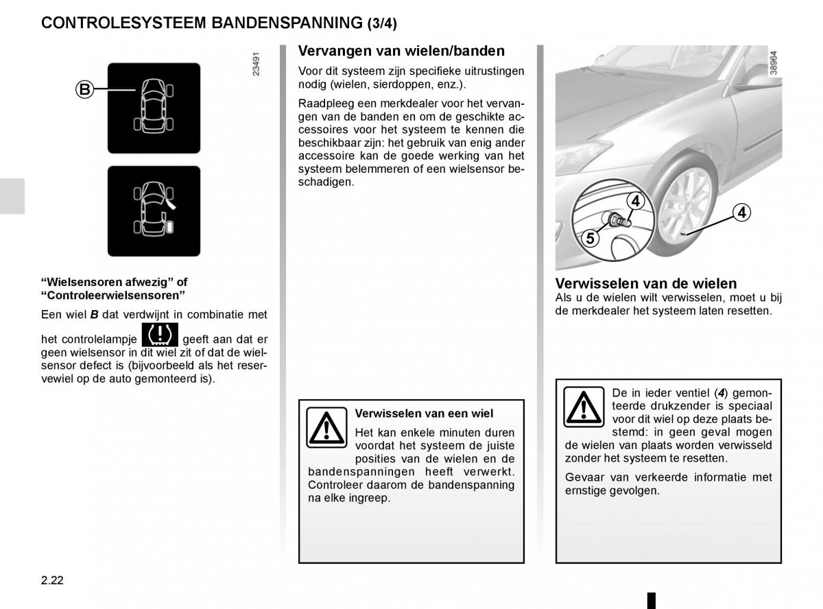 Renault Laguna III 3 handleiding / page 108