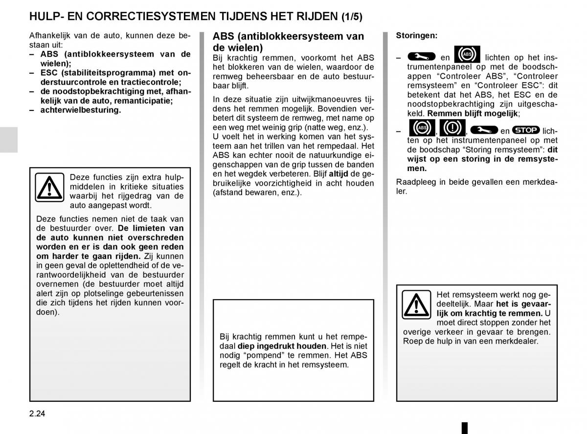 Renault Laguna III 3 handleiding / page 110