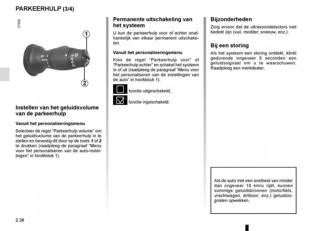 Renault Laguna III 3 handleiding / page 124