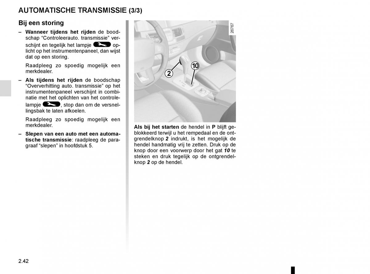 Renault Laguna III 3 handleiding / page 128