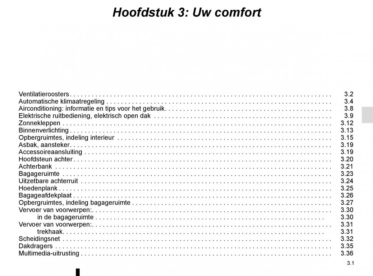 Renault Laguna III 3 handleiding / page 129