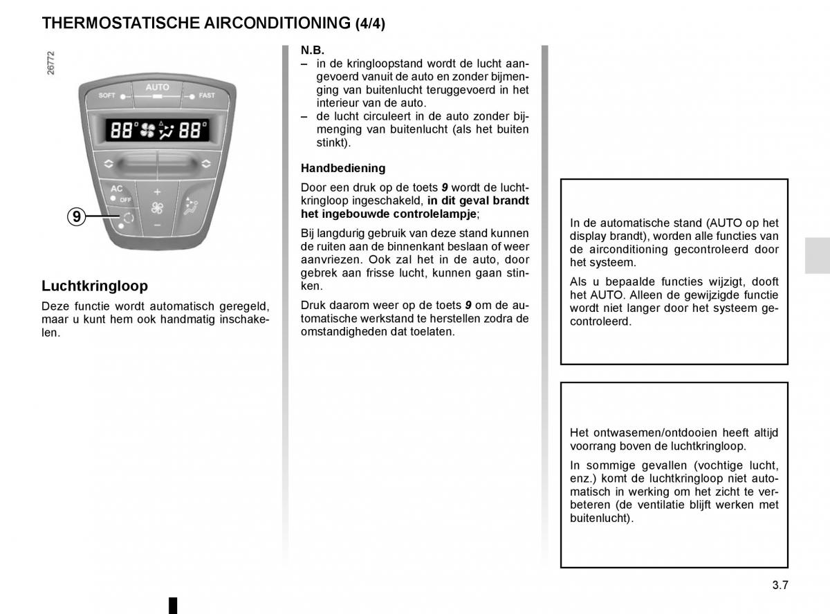 Renault Laguna III 3 handleiding / page 135