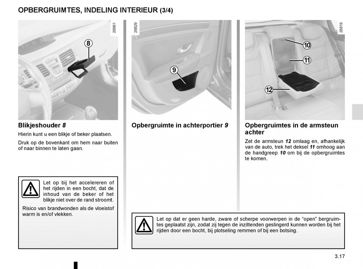 Renault Laguna III 3 handleiding / page 145