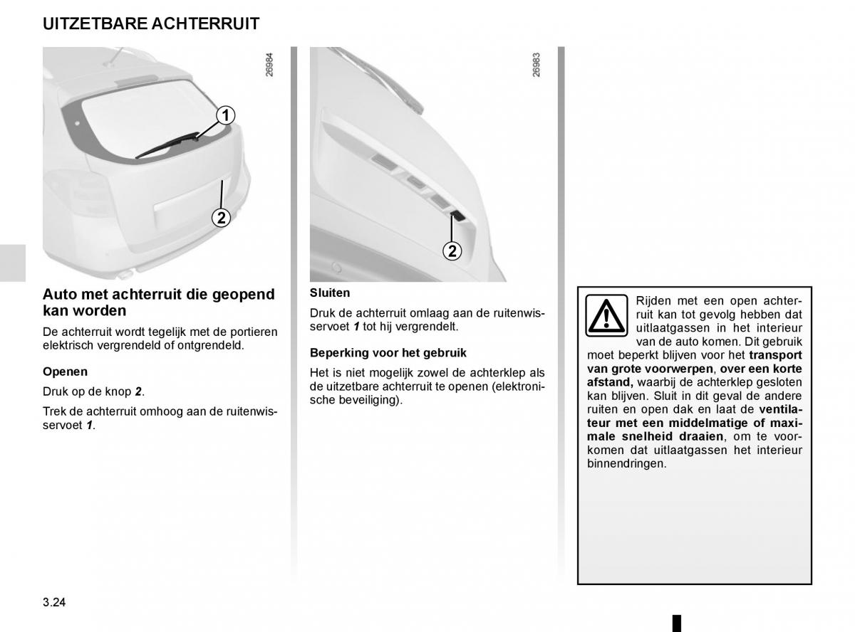 Renault Laguna III 3 handleiding / page 152