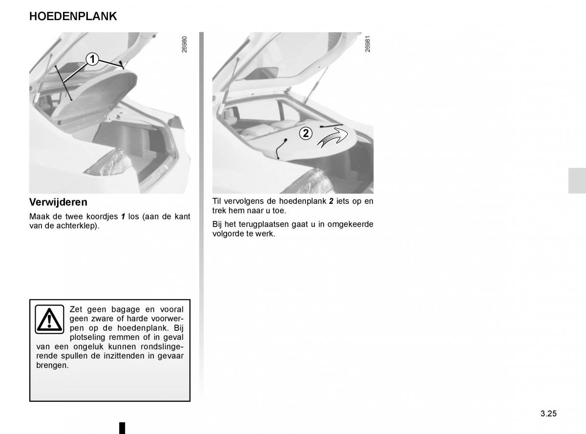 Renault Laguna III 3 handleiding / page 153