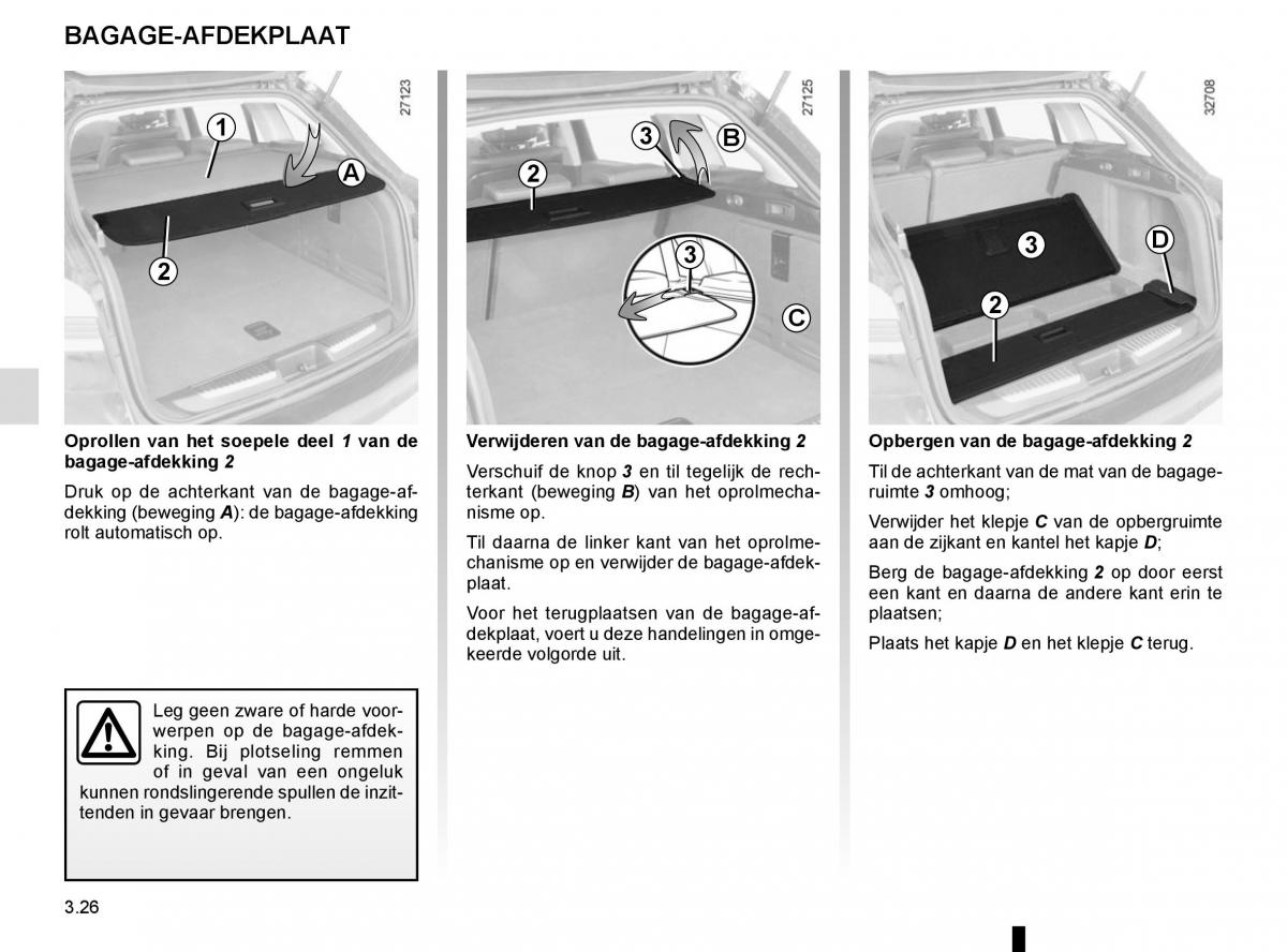 Renault Laguna III 3 handleiding / page 154