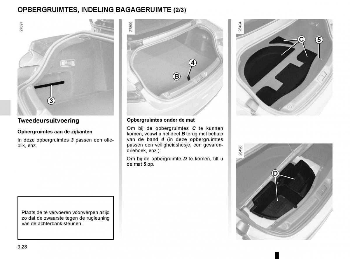 Renault Laguna III 3 handleiding / page 156