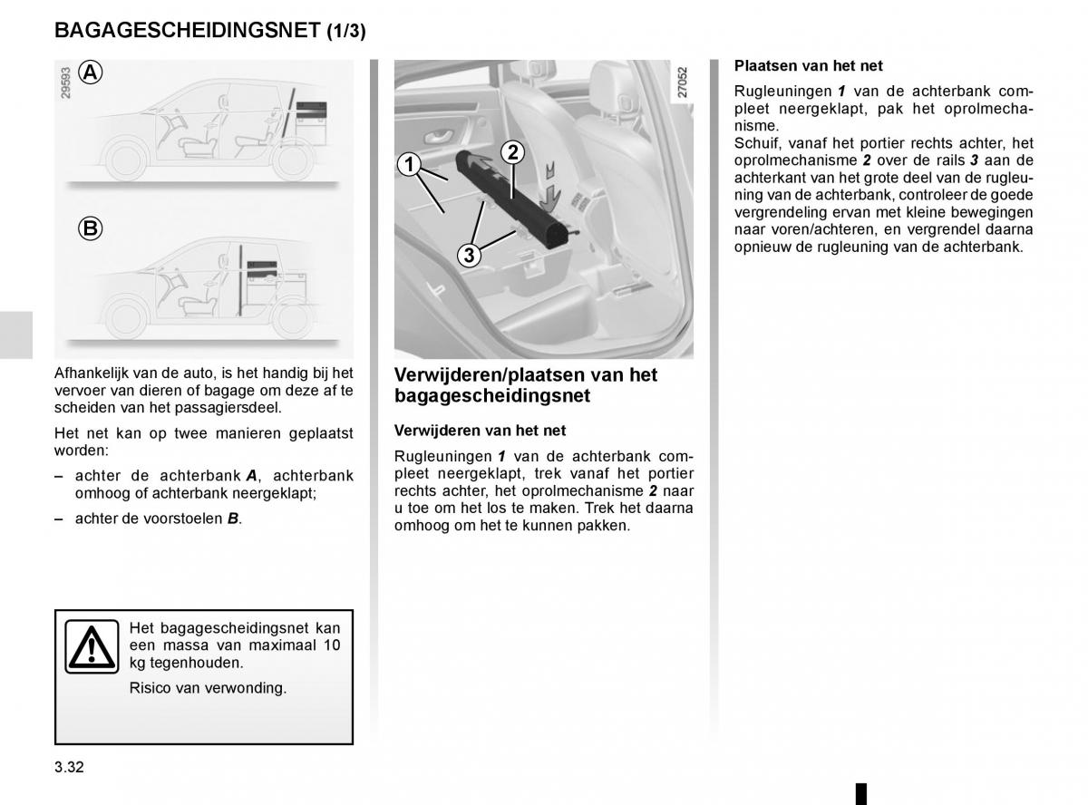 Renault Laguna III 3 handleiding / page 160