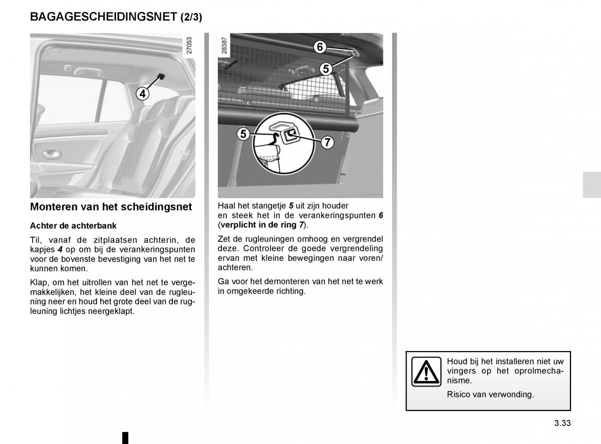 Renault Laguna III 3 handleiding / page 161