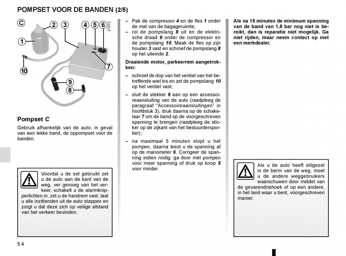 Renault Laguna III 3 handleiding / page 186