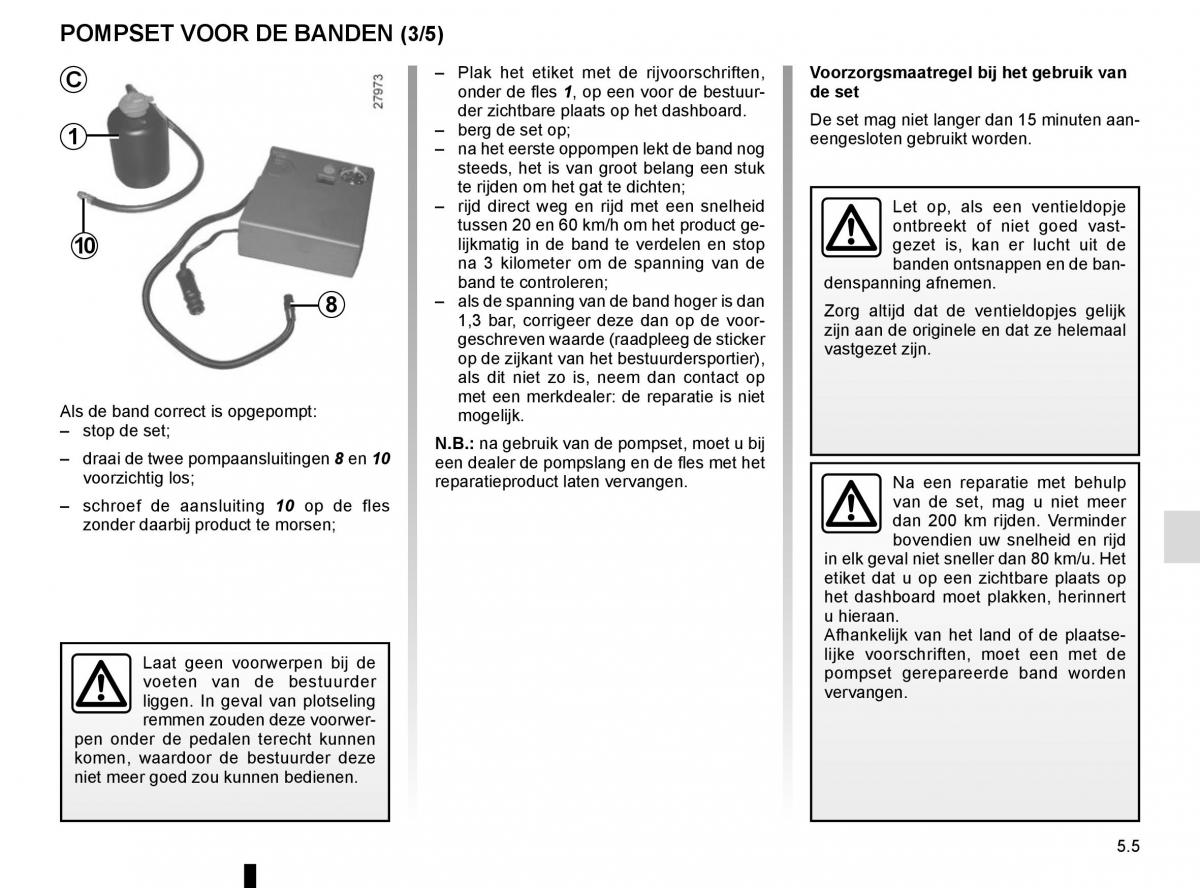 Renault Laguna III 3 handleiding / page 187