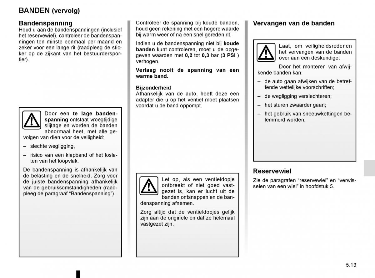 Renault Laguna III 3 handleiding / page 195