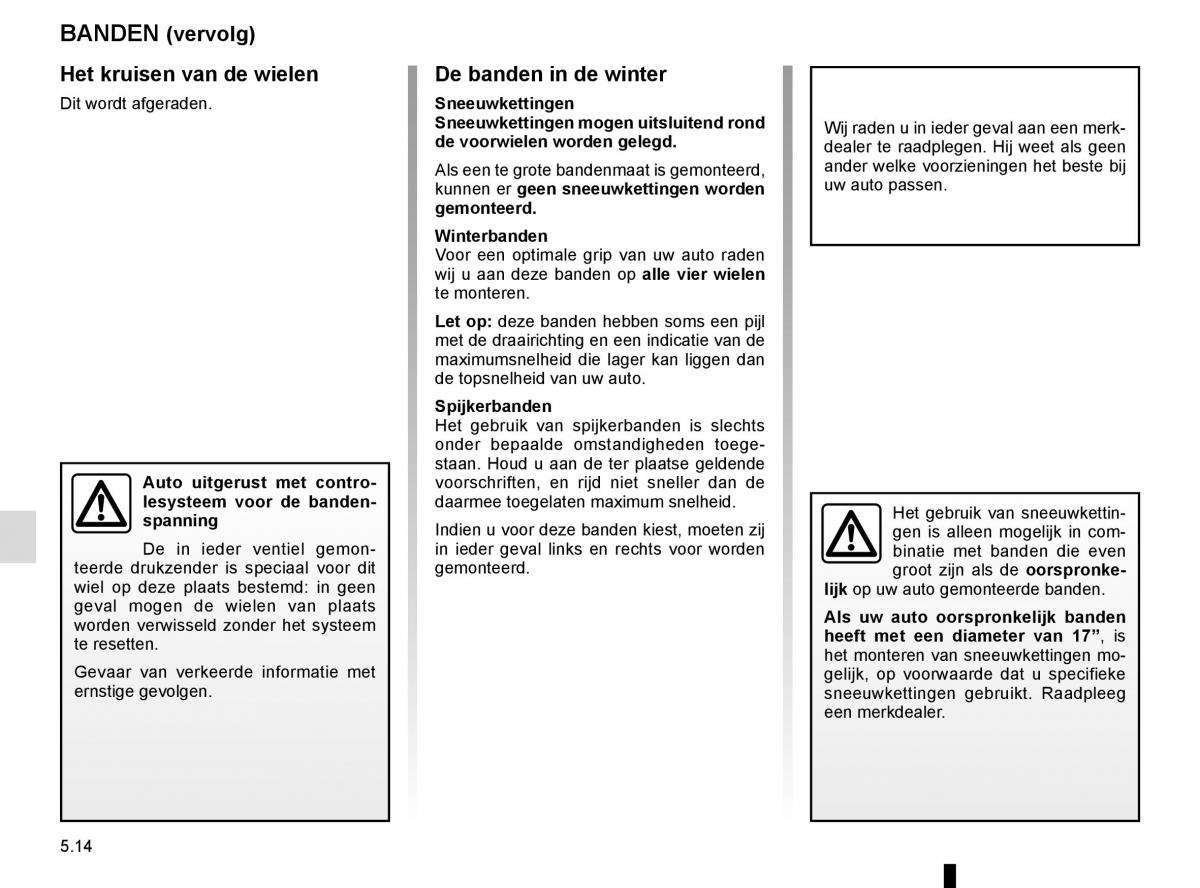 Renault Laguna III 3 handleiding / page 196