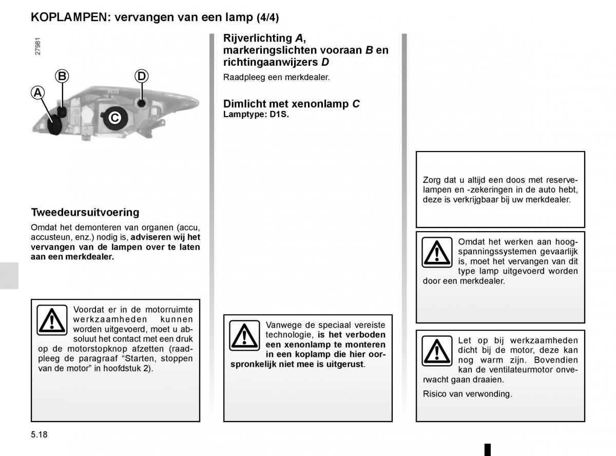 Renault Laguna III 3 handleiding / page 200