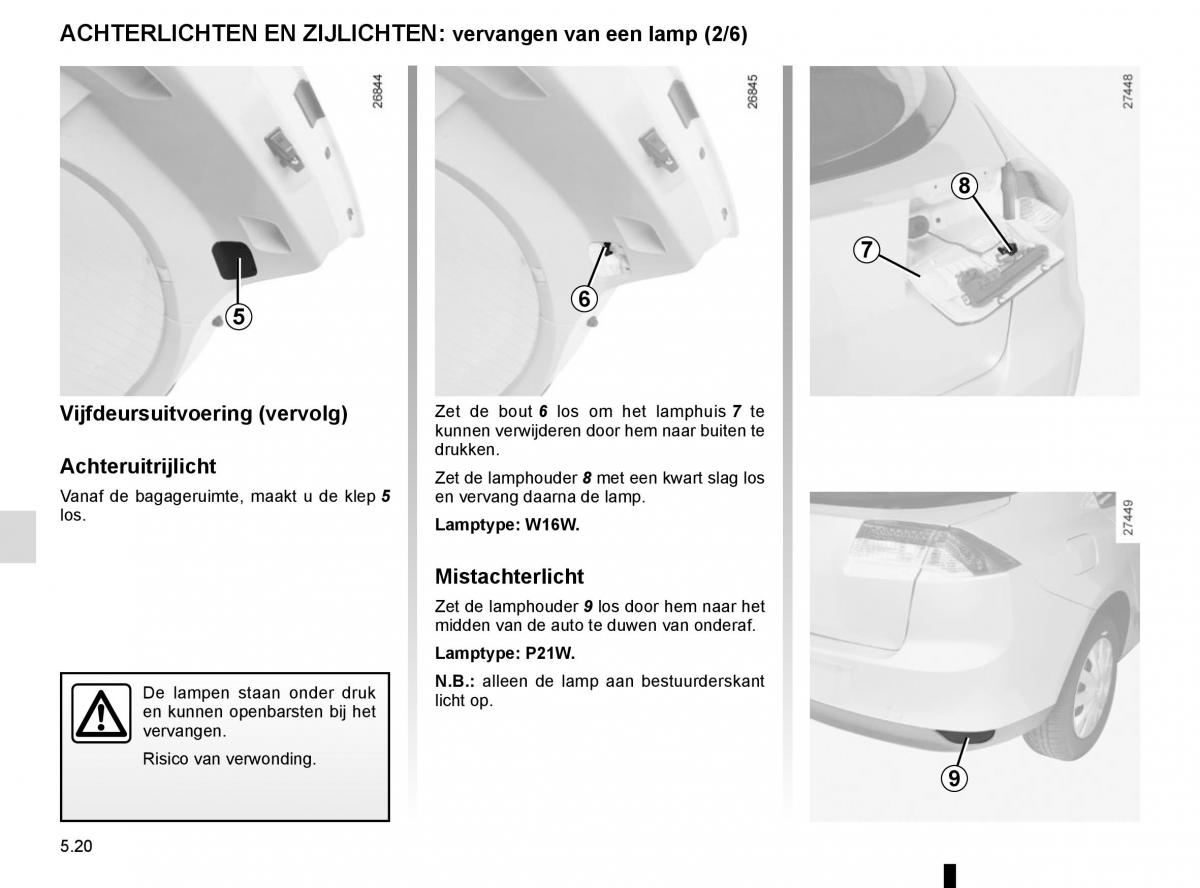 Renault Laguna III 3 handleiding / page 202