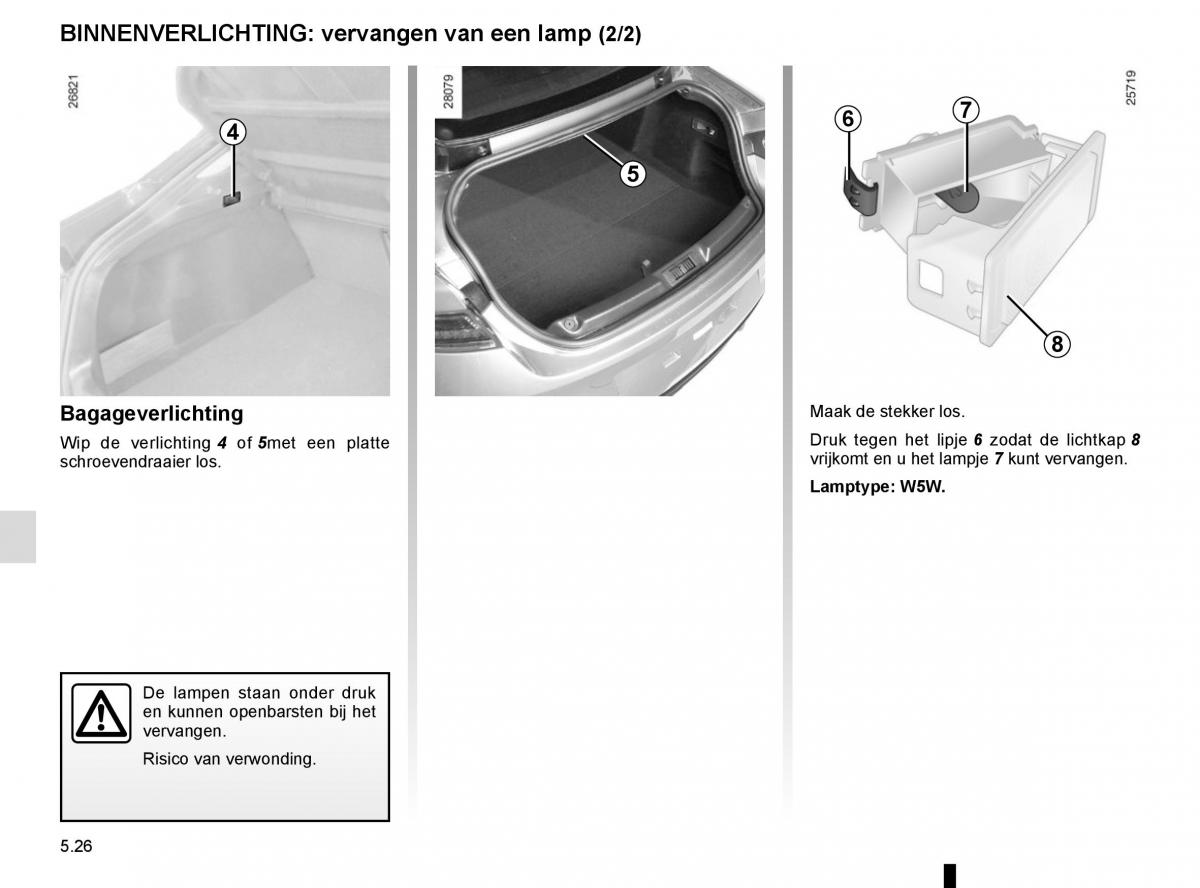 Renault Laguna III 3 handleiding / page 208