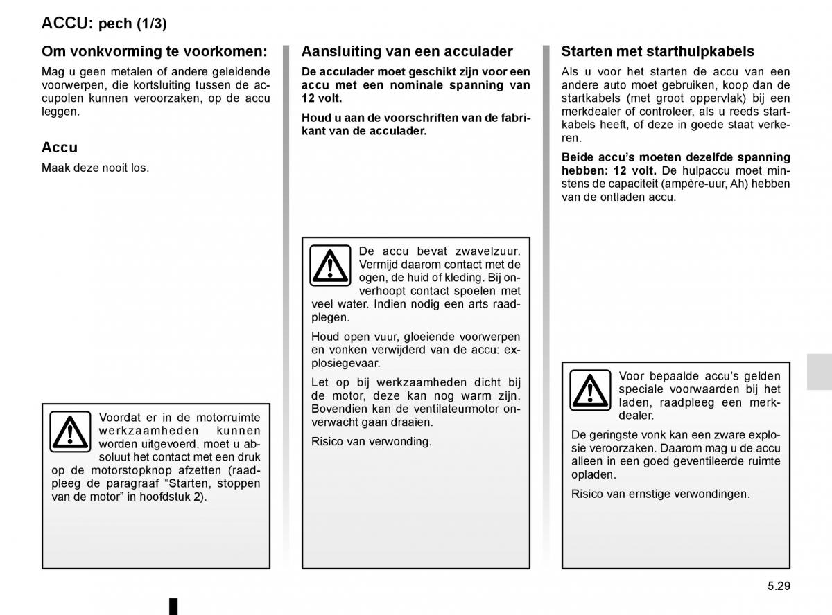 Renault Laguna III 3 handleiding / page 211