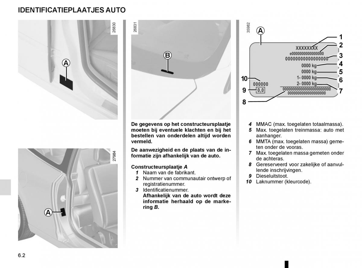 Renault Laguna III 3 handleiding / page 226