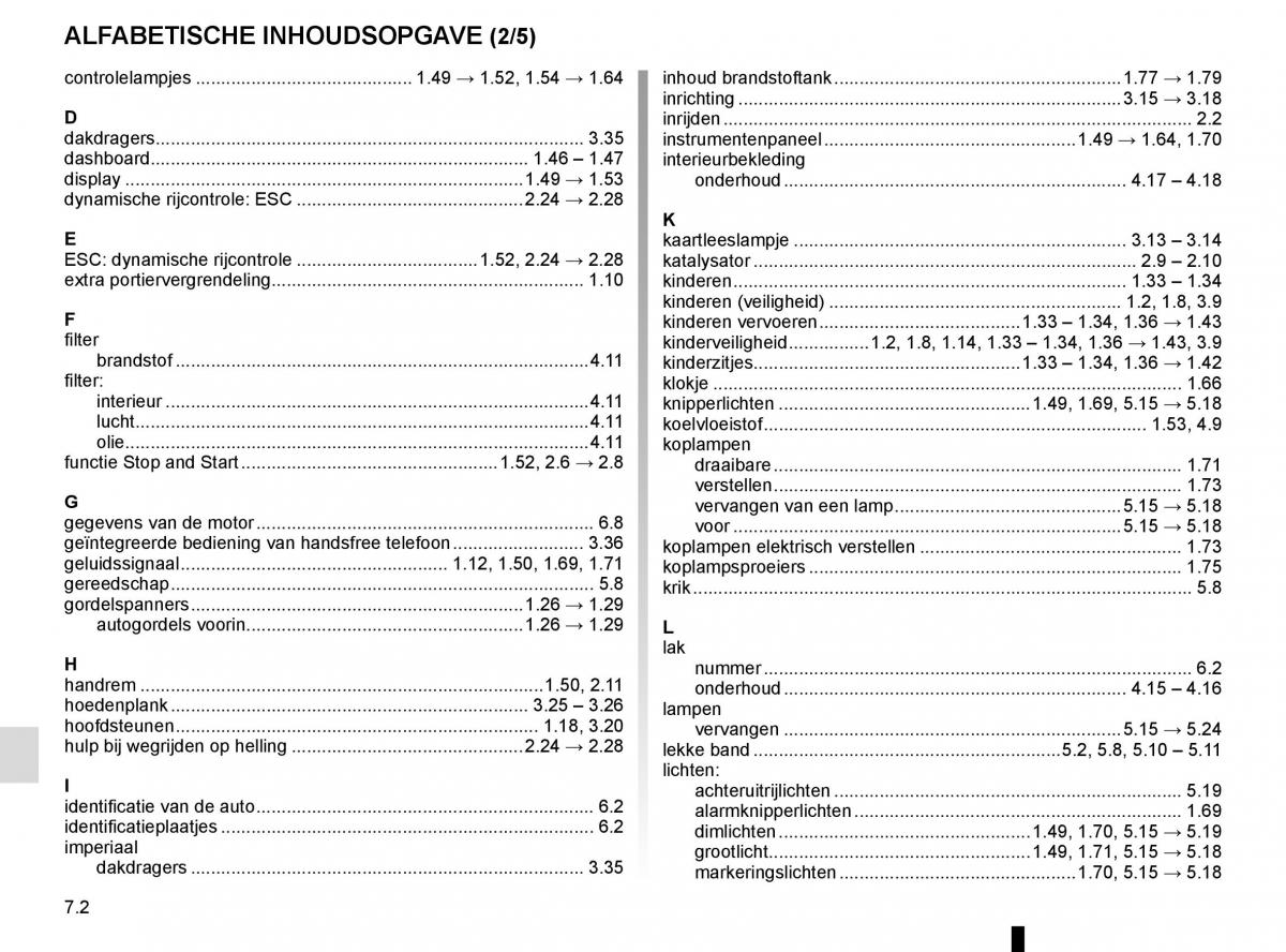 Renault Laguna III 3 handleiding / page 248