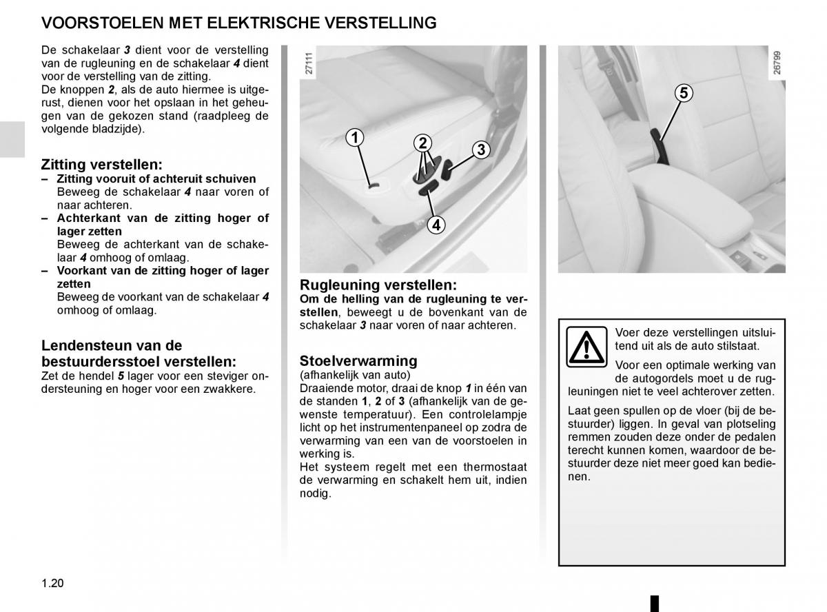 Renault Laguna III 3 handleiding / page 26