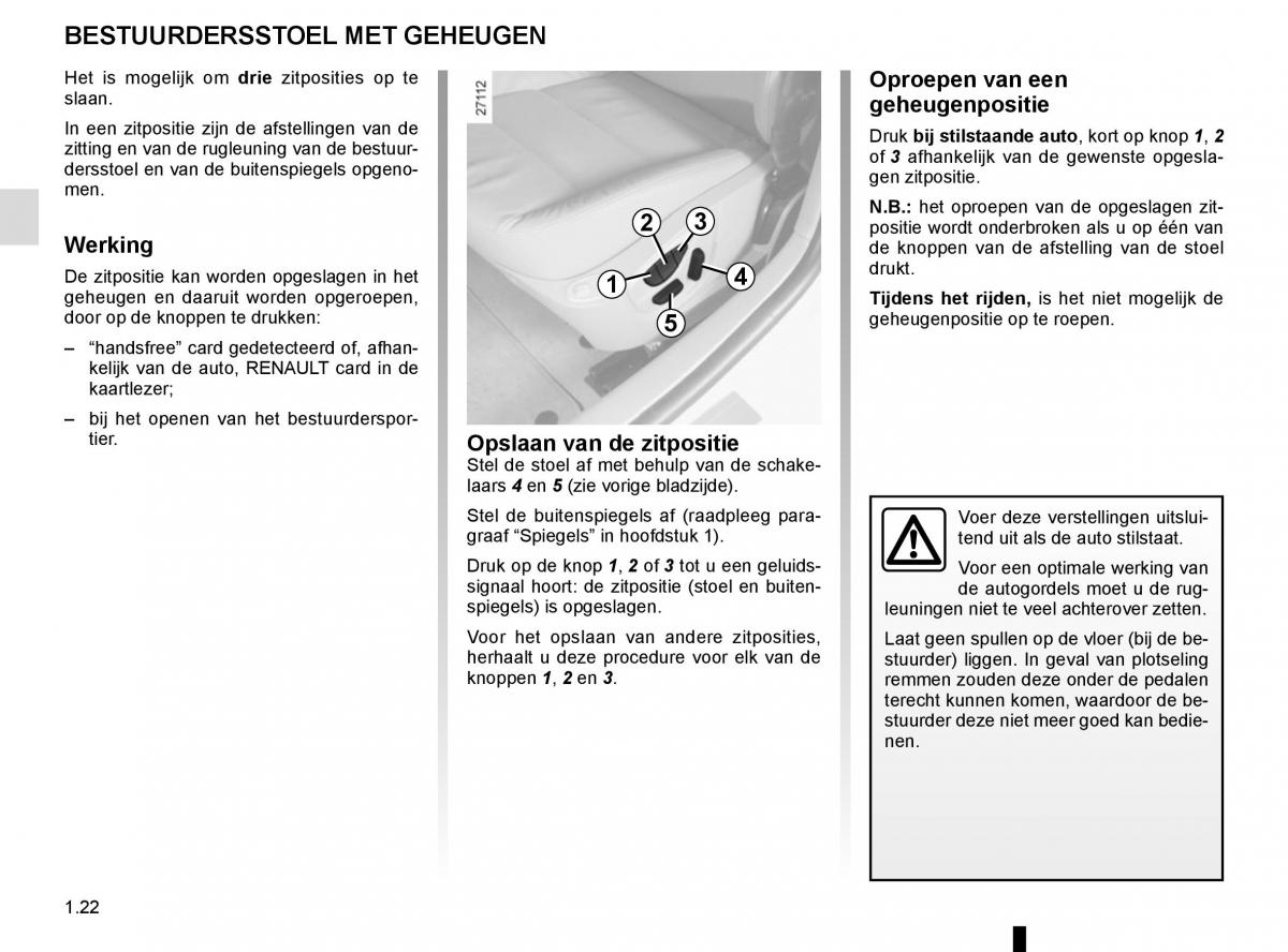 Renault Laguna III 3 handleiding / page 28