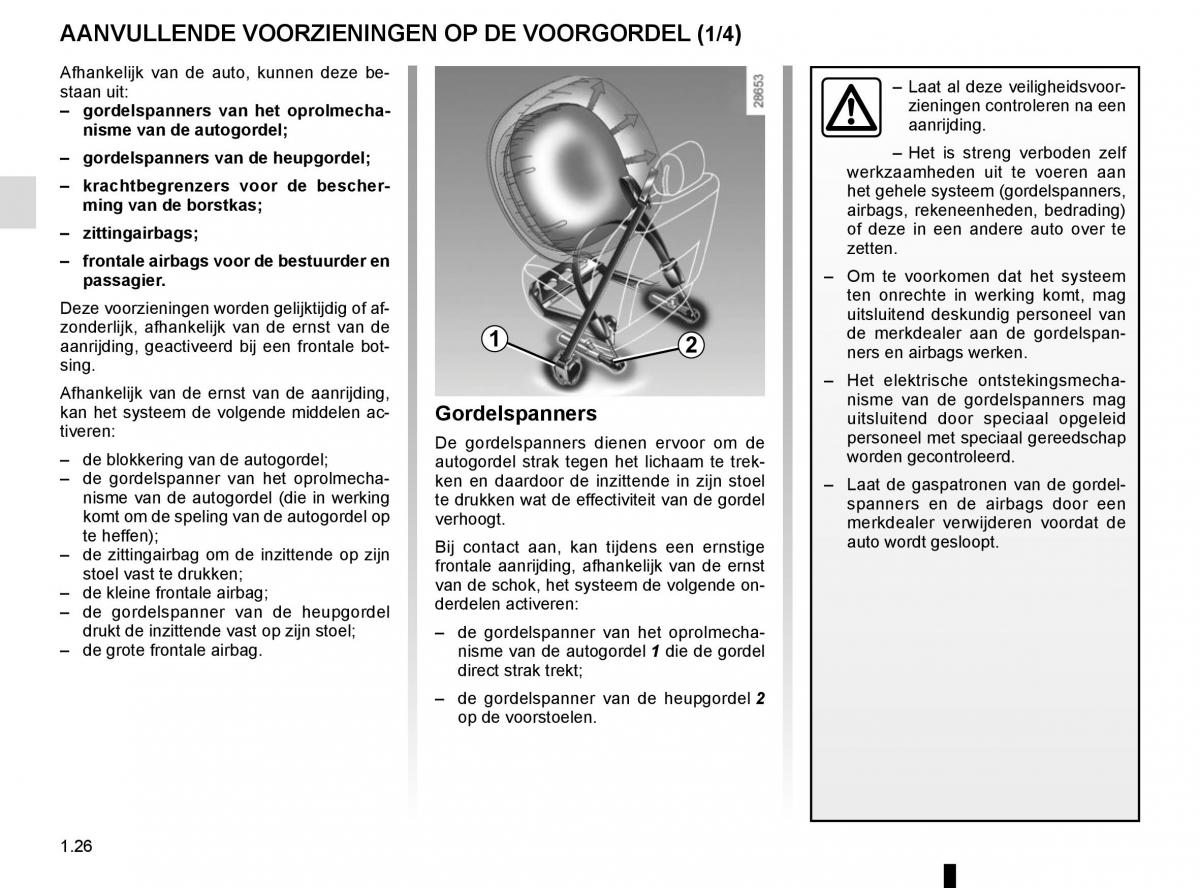 Renault Laguna III 3 handleiding / page 32