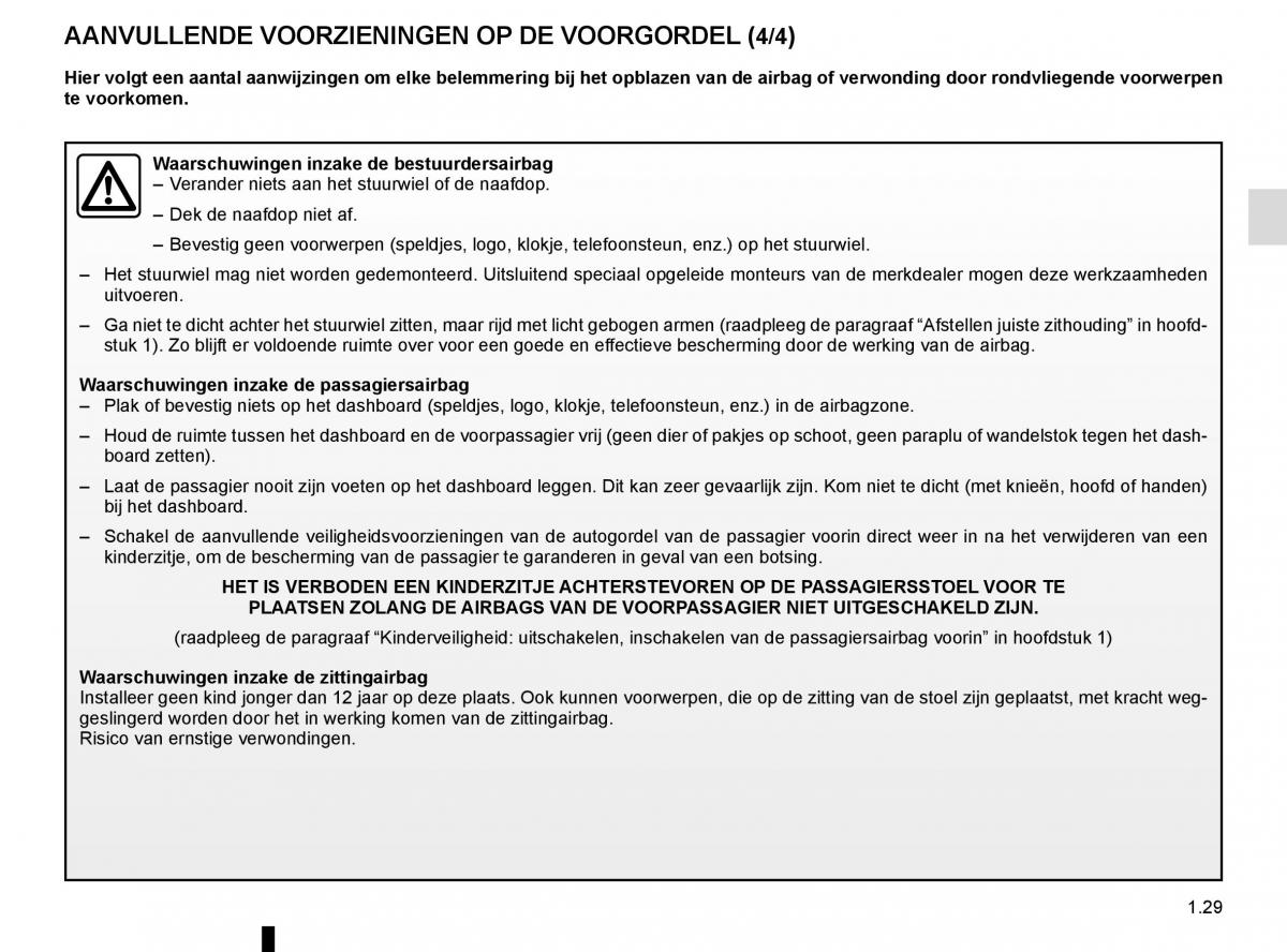 Renault Laguna III 3 handleiding / page 35