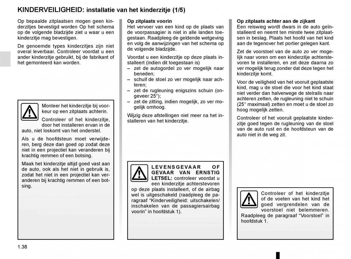 Renault Laguna III 3 handleiding / page 44