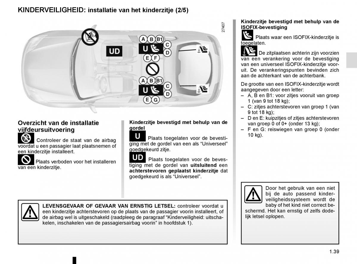 Renault Laguna III 3 handleiding / page 45