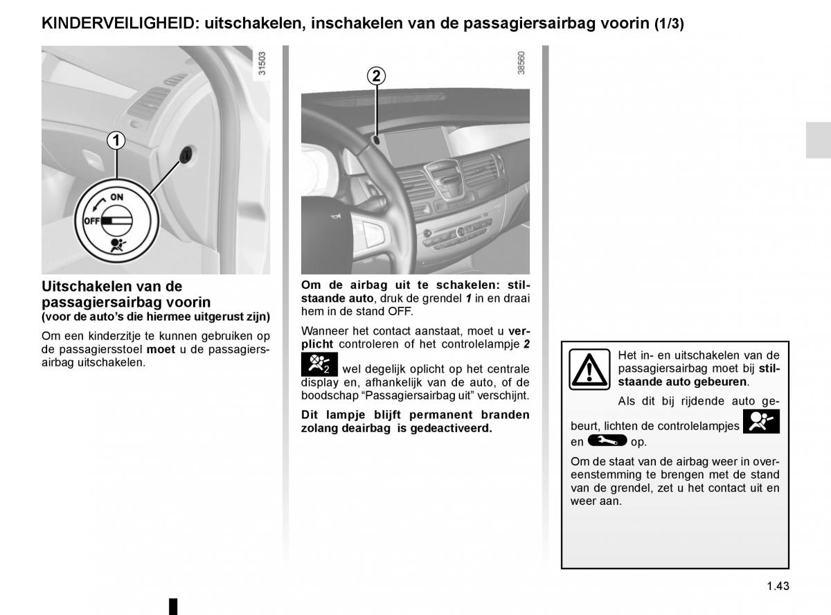 Renault Laguna III 3 handleiding / page 49