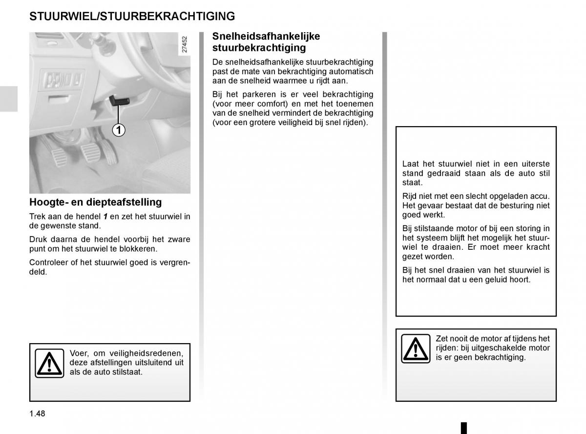 Renault Laguna III 3 handleiding / page 54