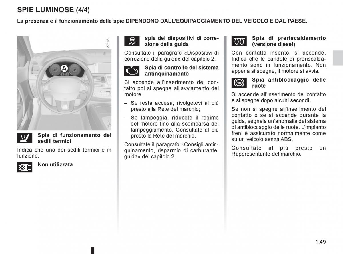 Renault Laguna III 3 manuale del proprietario / page 55