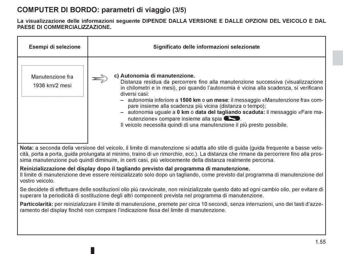 Renault Laguna III 3 manuale del proprietario / page 61