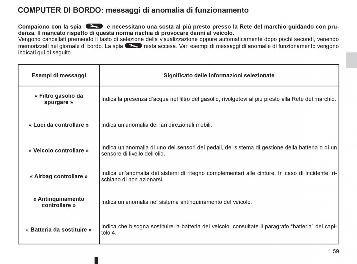 Renault Laguna III 3 manuale del proprietario / page 65