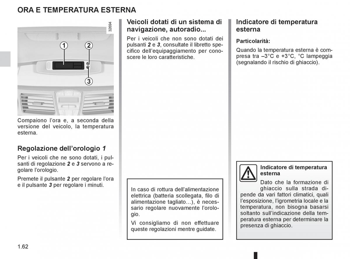 Renault Laguna III 3 manuale del proprietario / page 68