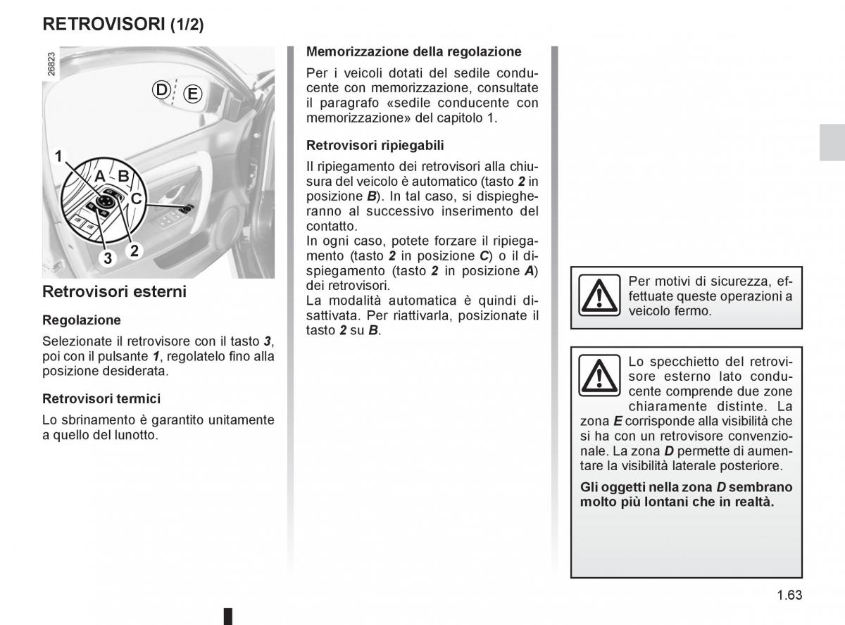 Renault Laguna III 3 manuale del proprietario / page 69