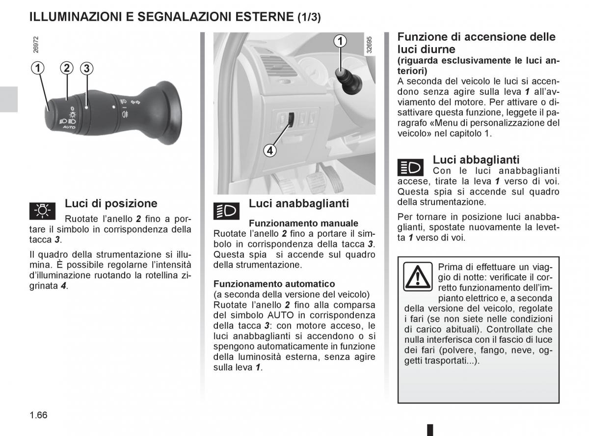 Renault Laguna III 3 manuale del proprietario / page 72