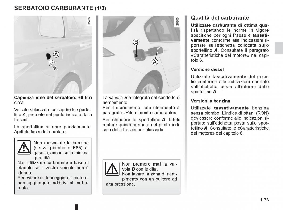 Renault Laguna III 3 manuale del proprietario / page 79