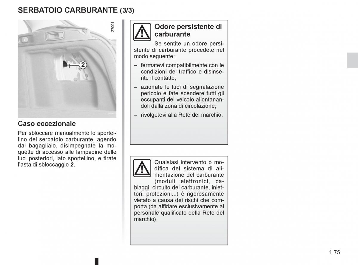 Renault Laguna III 3 manuale del proprietario / page 81