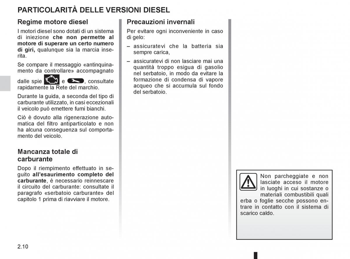 Renault Laguna III 3 manuale del proprietario / page 92