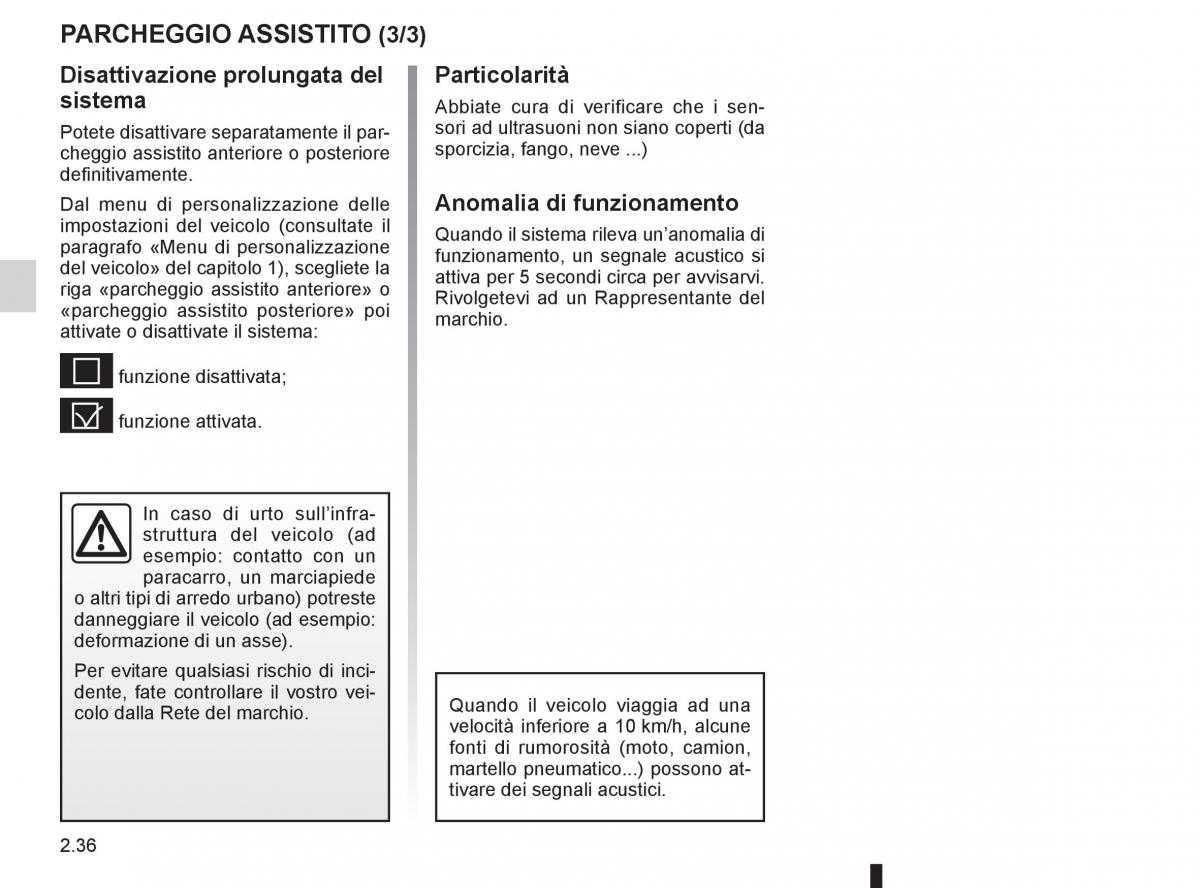 Renault Laguna III 3 manuale del proprietario / page 118